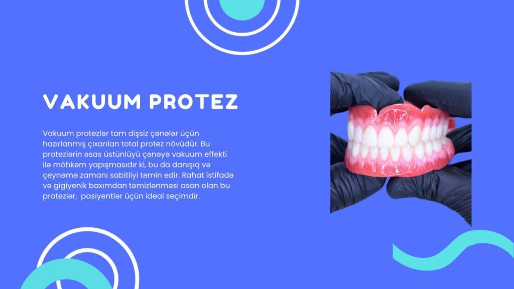 “Vakuum” effekti ilə protez qorxusuna son! Vakuum protez